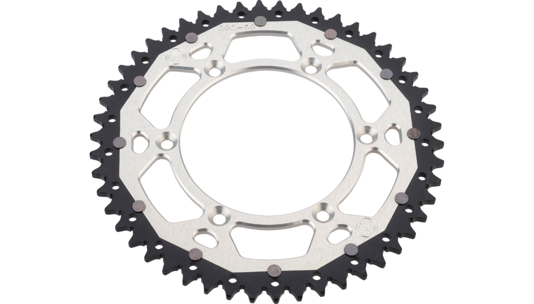 Moose Offroad - Dual Sprocket - Silver - 50 Tooth - Beta/Gas Gas/Suzuki