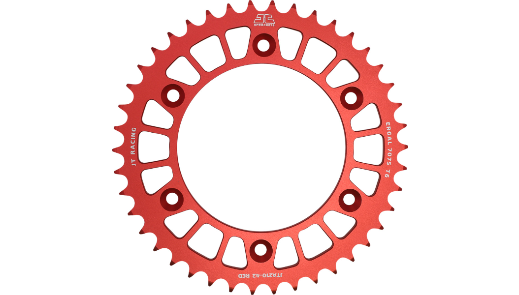 JT Sprockets - Rear Sprocket - Red - 42 Tooth - Beta/Honda