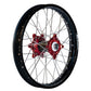 Beta - Dubya Wheel Set Red Hub, Black Rim, Red Nips