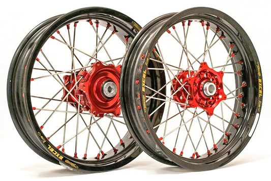 Beta - Dubya 6-Pack Spoke/Nipple, 17" Front, Red