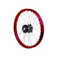 Beta - Dubya Wheel Set Black Hub, Red Rim, Black Nips