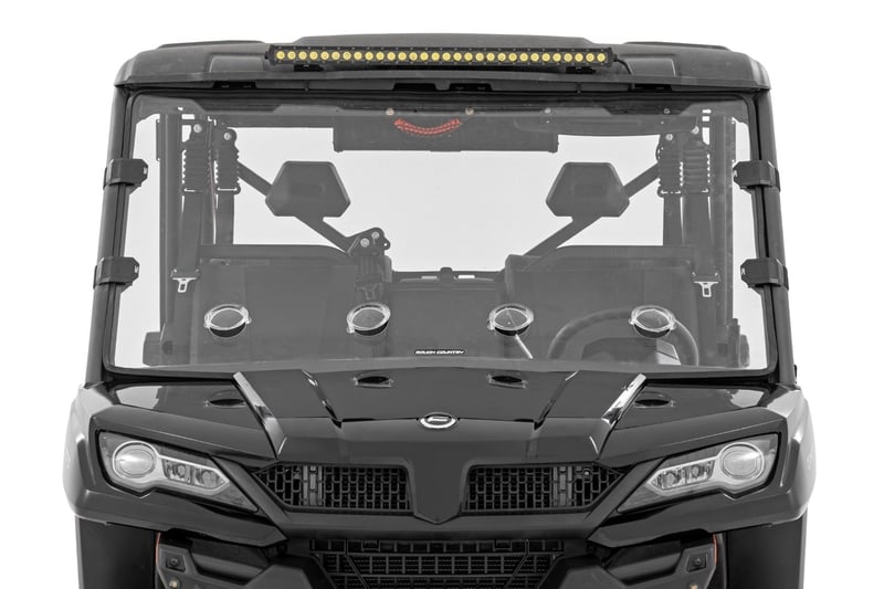 Rough Country - Vented Full Windshield - Scratch Resistant | CF Moto UForce 1000/1000XL