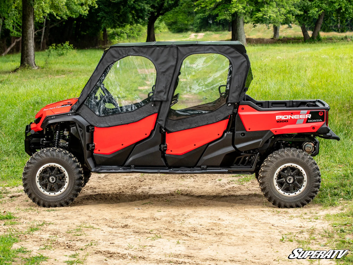SuperATV - Honda Pioneer 1000-6 Primal Soft Cab Enclosure Upper Doors