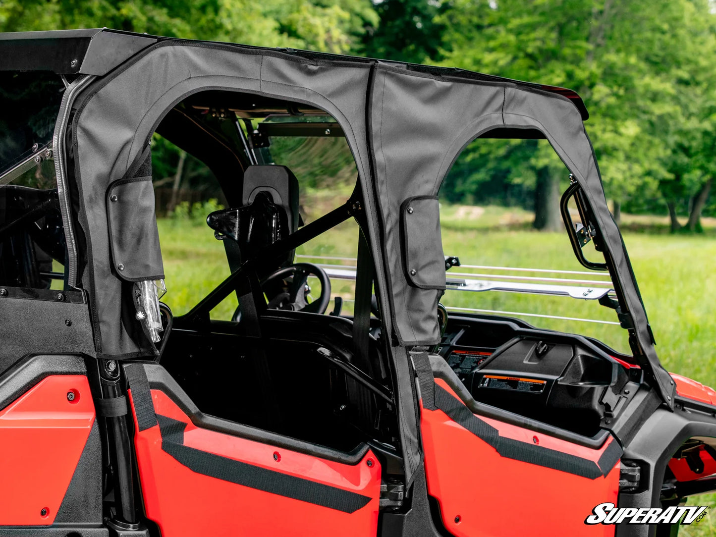 SuperATV - Honda Pioneer 1000-6 Primal Soft Cab Enclosure Upper Doors