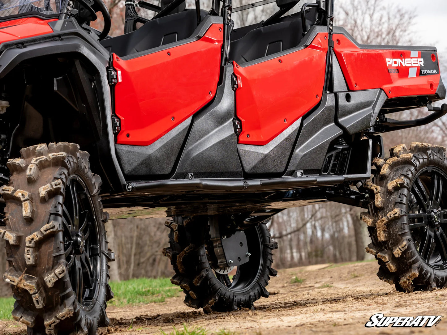 SuperATV - Honda Pioneer 1000-6 Heavy-Duty Nerf Bars