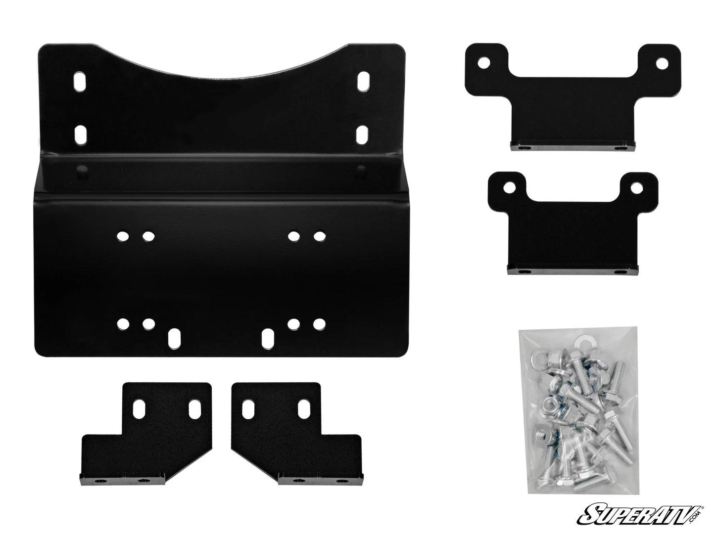 SuperATV - Honda Pioneer 700 Winch Mounting Plate