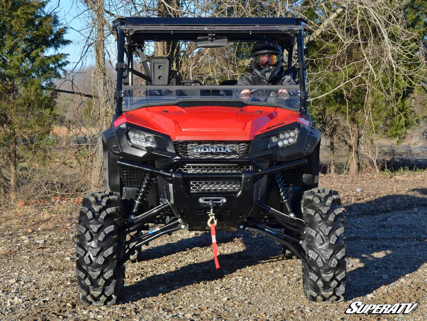 SuperATV - Honda Pioneer 1000 Flip Windshield