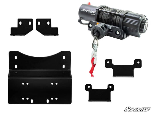 SuperATV - Honda Pioneer 700 Winch Mounting Plate