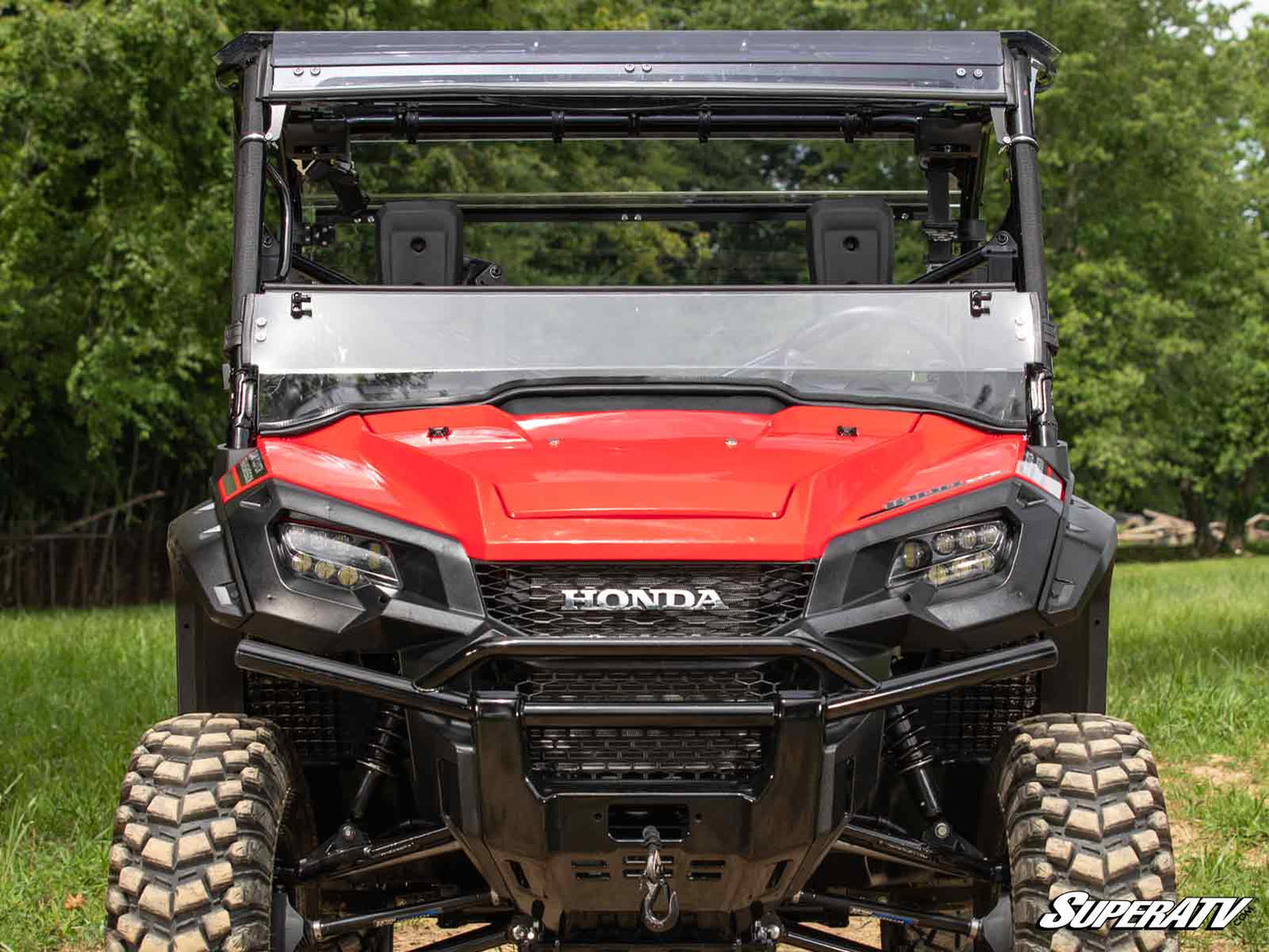 SuperATV - Honda Pioneer 1000 Scratch-Resistant 3-in-1 Windshield