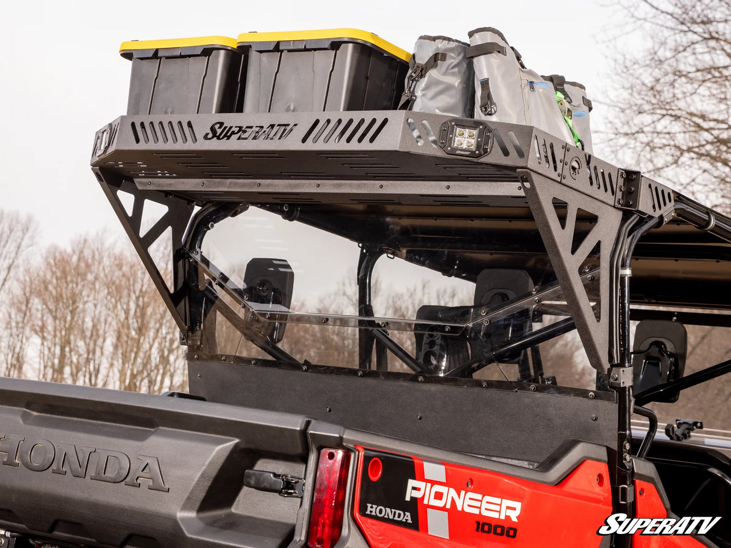 SuperATV - Honda Pioneer 1000-6 Bed Rack Echo