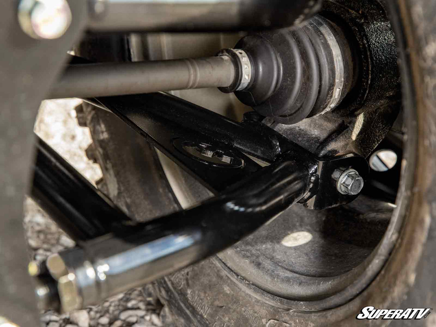 SuperATV - Honda Pioneer 520 High-Clearance Rear Offset A-Arms