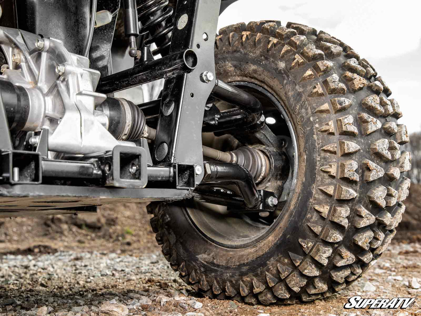 SuperATV - Honda Pioneer 520 High-Clearance Rear Offset A-Arms