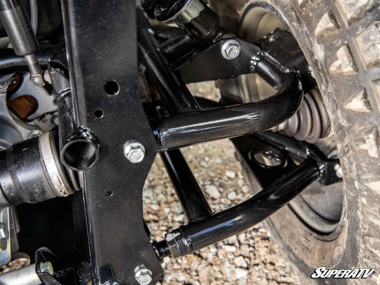 SuperATV - Honda Pioneer 520 High-Clearance Rear Offset A-Arms