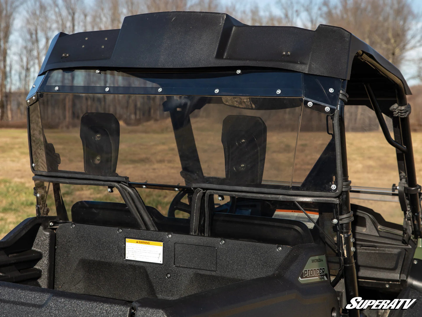 SuperATV - Honda Pioneer 700 Rear Windshield