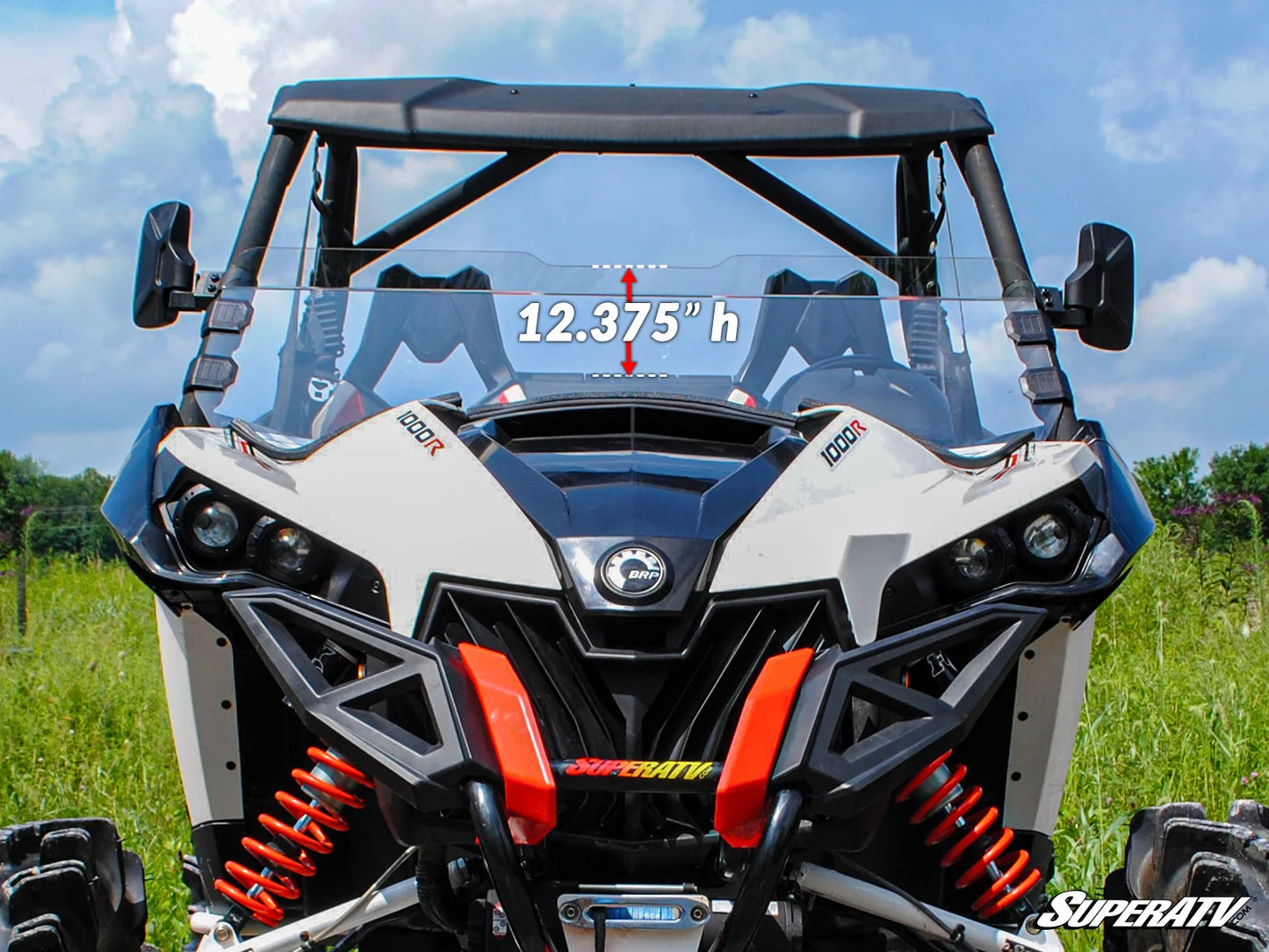 SuperATV - Can-Am Maverick Half Windshield