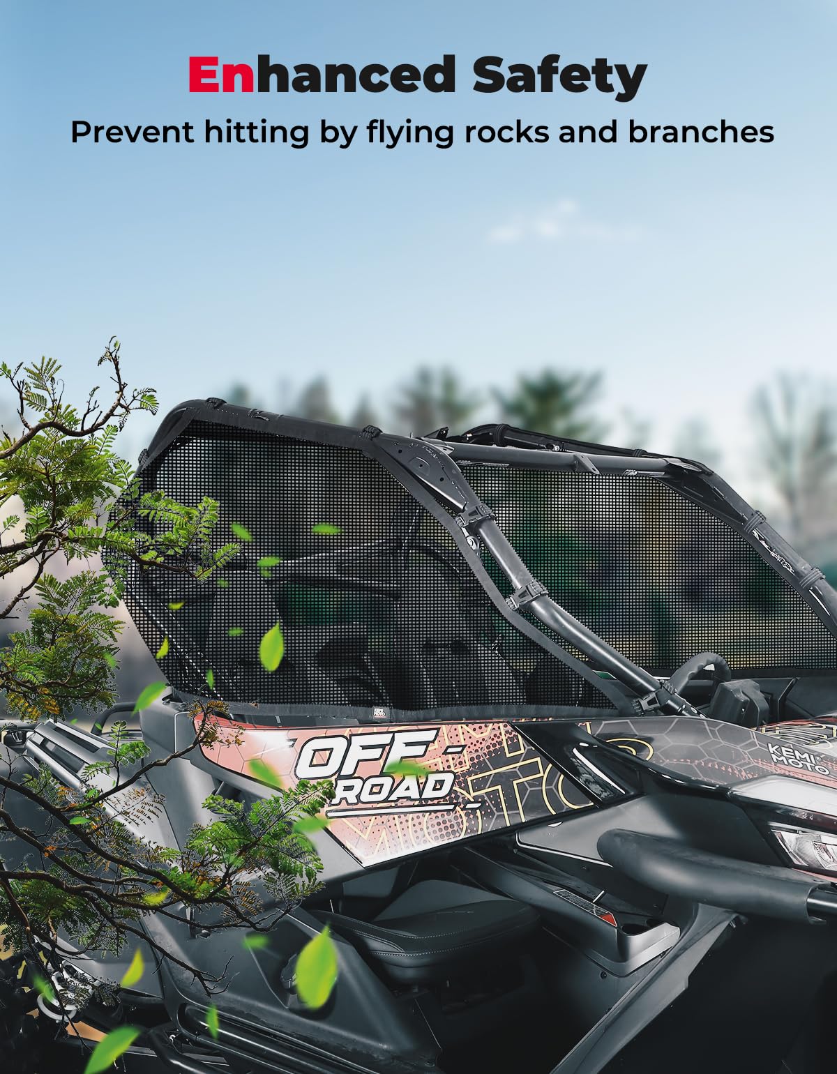 KEMIMOTO - Upgraded Window Nets For CFMOTO ZForce 950 – TeamMSC