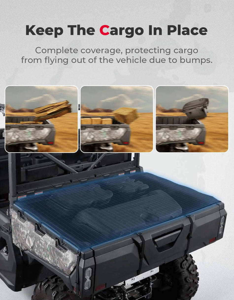 KEMIMOTO - Soft Cargo Bed Cover for CFMOTO UFORCE 1000/1000 XL