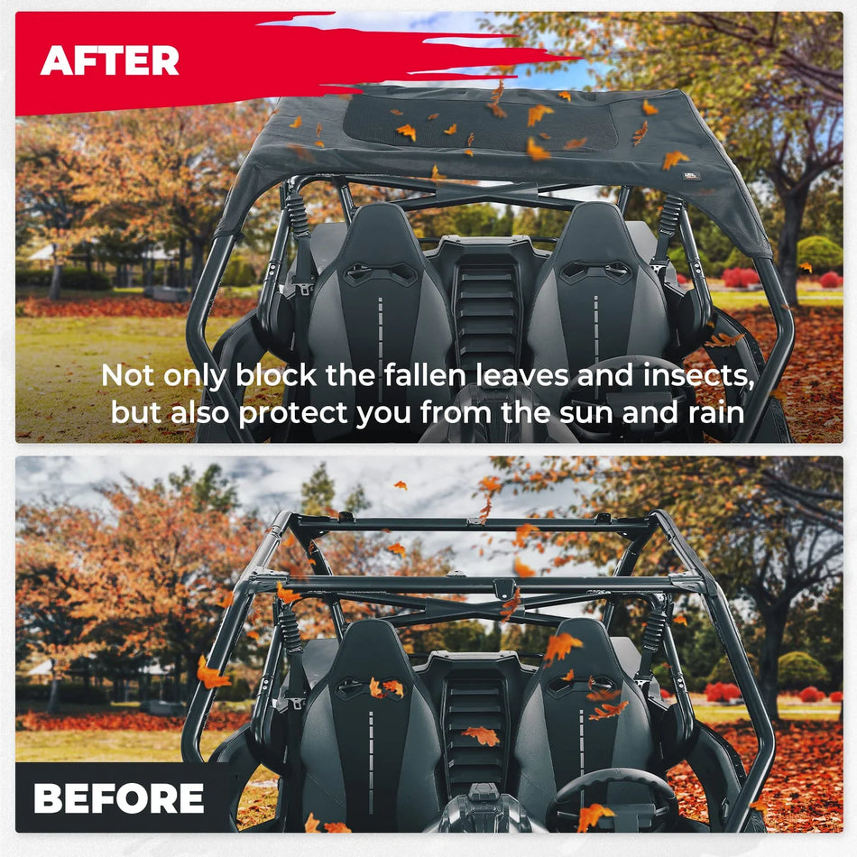 KEMIMOTO - Ventilated Soft Top with Zipper Design for CFMOTO ZFORCE 950