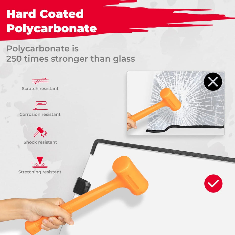 KEMIMOTO - Scratch Resistant Full Windshield for CFMOTO ZForce 950