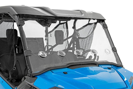 Rough Country - Vented Full Windshield - Scratch Resistant | Honda Pioneer 1000-5