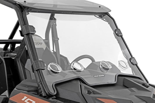 Rough Country - Vented Full Windshield - Scratch Resistant | Polaris RZR XP 1000