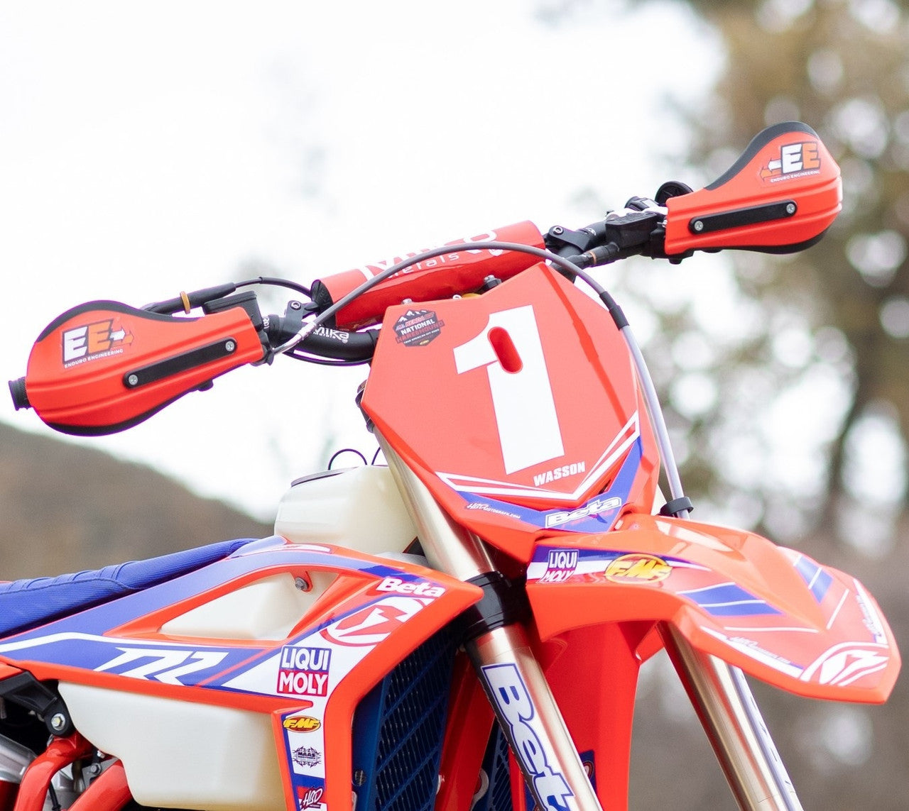 Beta - Red Front Number Plate Kit