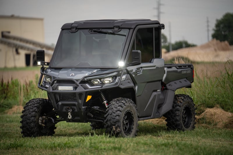 Rough Country - M1 Front Coil Over Shocks - Ride Height Adjust | Can-Am Defender HD10