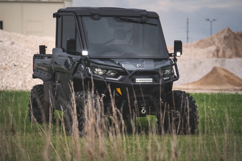 Rough Country - M1 Front Coil Over Shocks - Ride Height Adjust | Can-Am Defender HD10