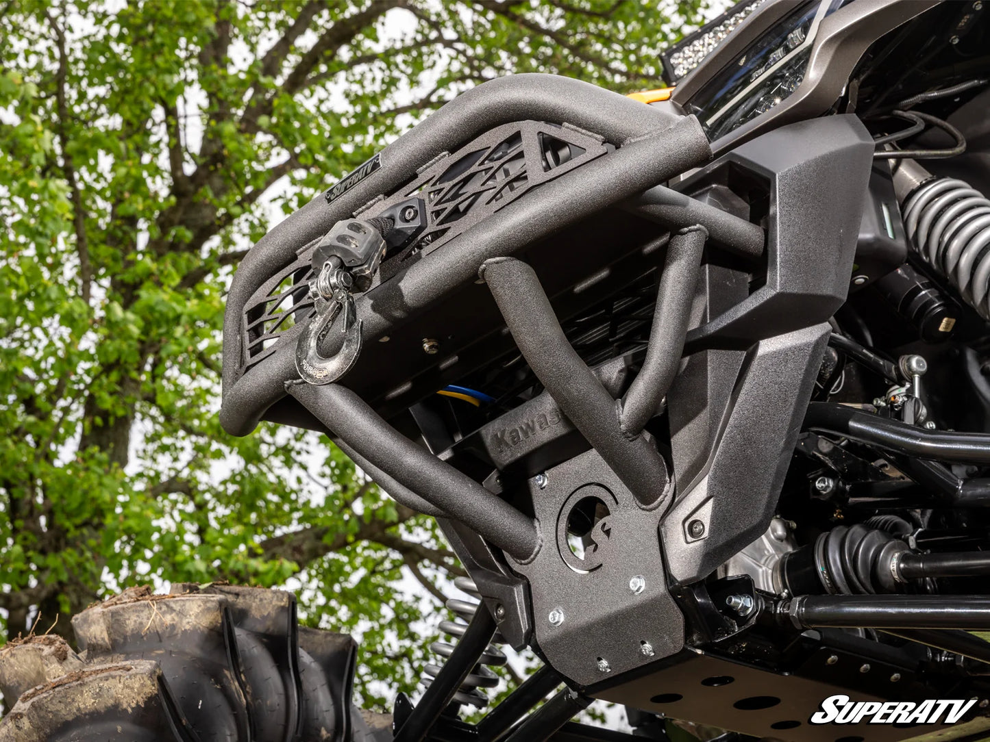 SuperATV - Kawasaki Teryx KRX 1000 Winch-Ready Front Bumper