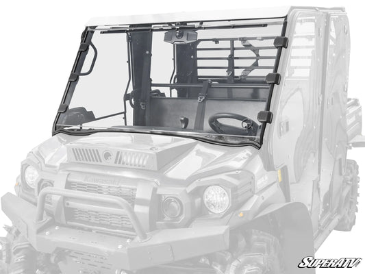 SuperATV - Kawasaki Mule Pro Scratch-Resistant Full Windshield