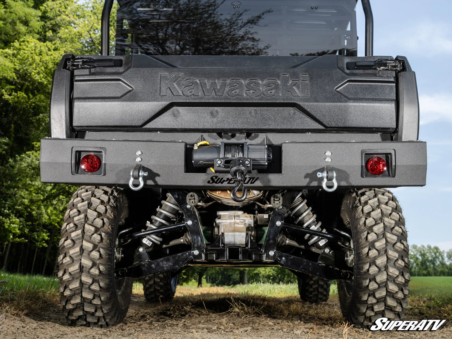 SuperATV - Kawasaki Mule Pro Winch Ready Rear Bumper