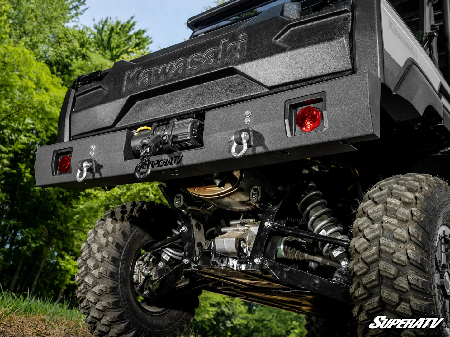 SuperATV - Kawasaki Mule Pro Winch Ready Rear Bumper