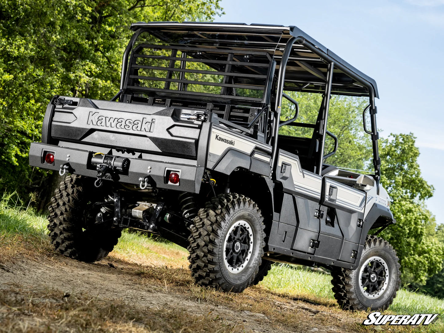 SuperATV - Kawasaki Mule Pro Winch Ready Rear Bumper