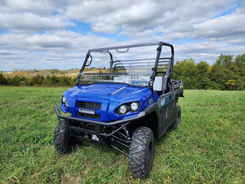 Kawasaki Pro FXR - 2 Pc General-Purpose Windshield with Vent/Clamp Options - 3 Star UTV