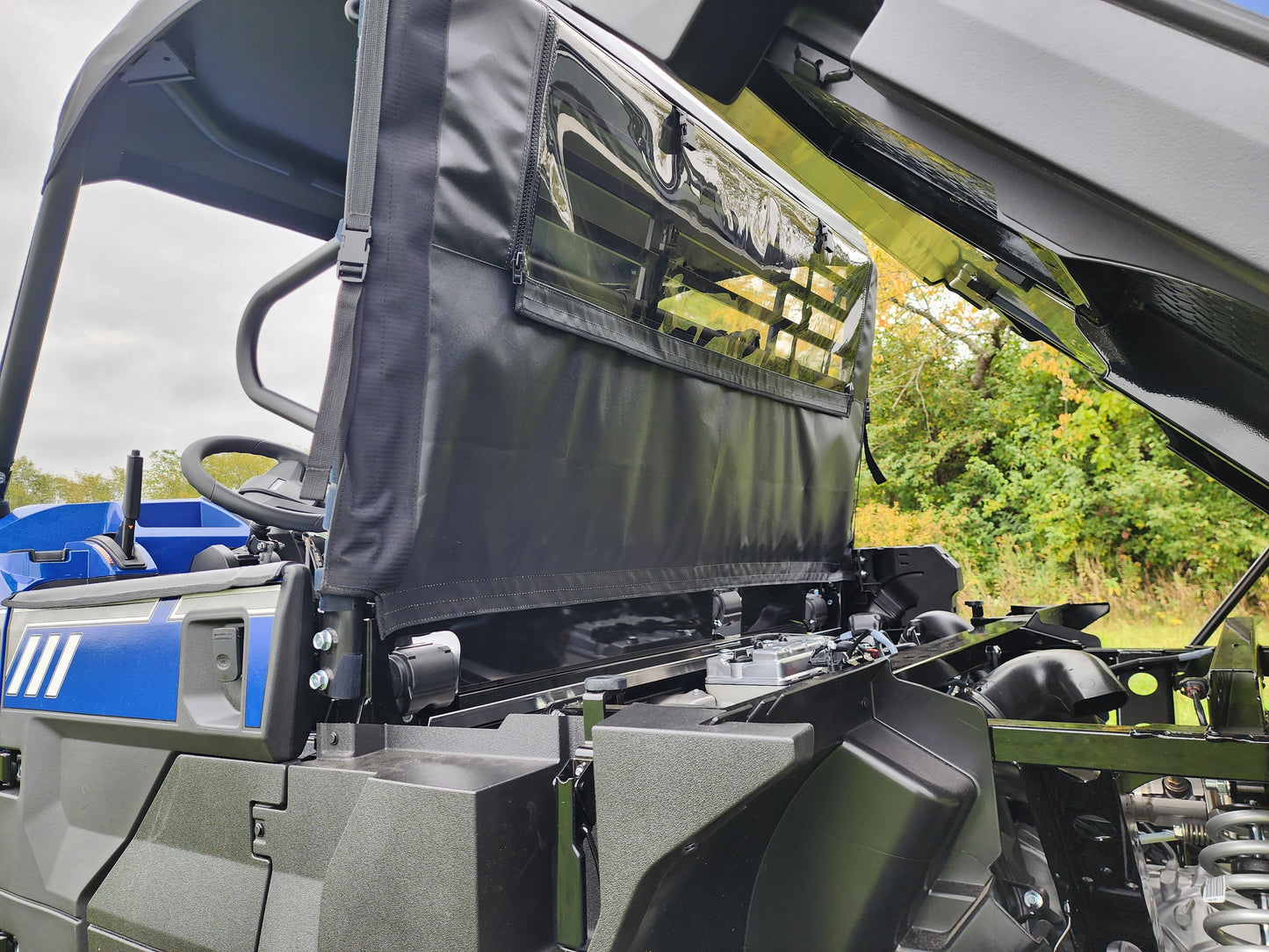 Kawasaki Pro FXR - Full Cab Enclosure for Hard Windshield (Upper Doors) - 3 Star UTV