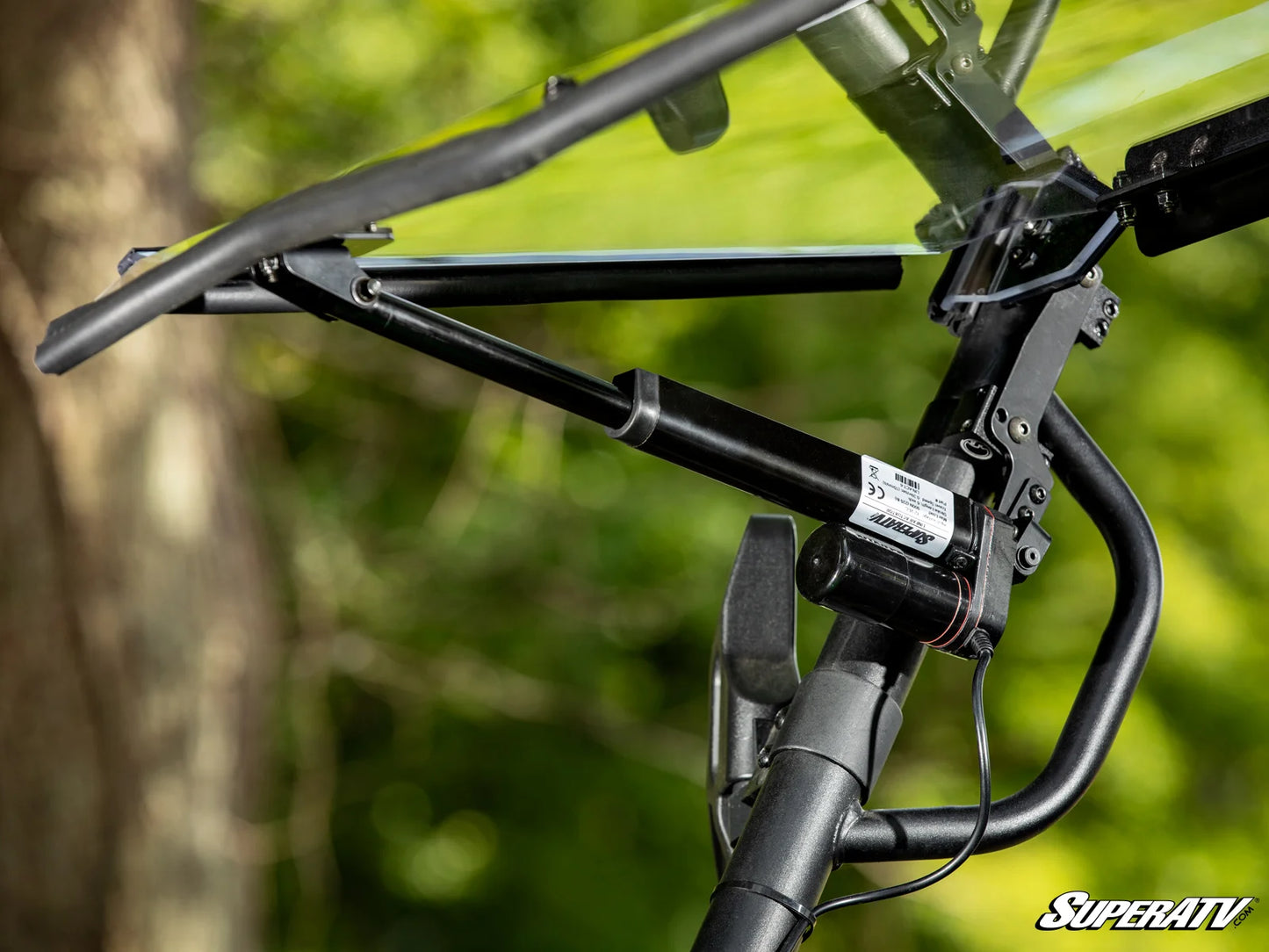 SuperATV - Kawasaki Teryx MaxDrive Power Flip Windshield