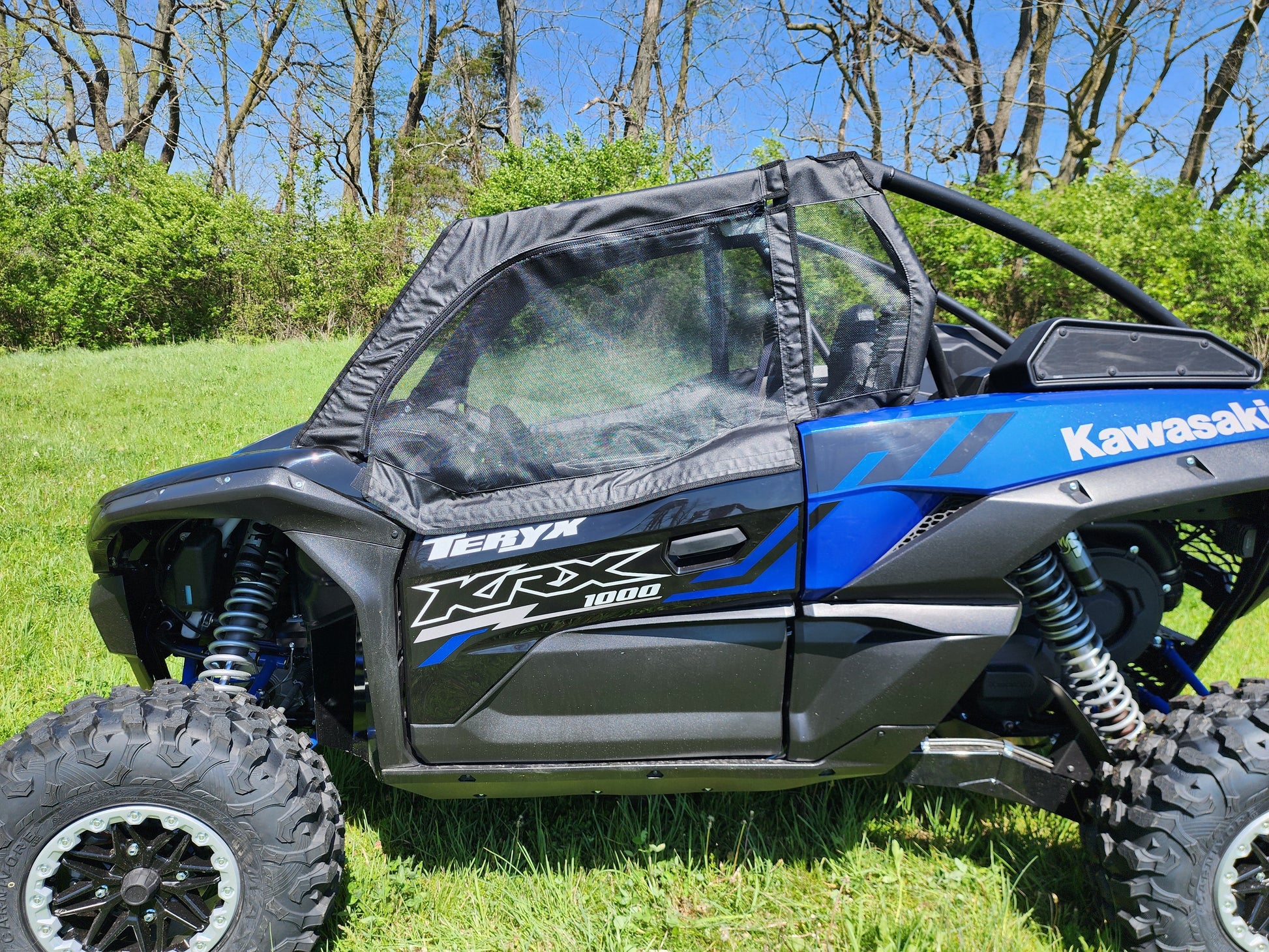 Kawasaki Teryx KRX - Upper Doors with Mesh Windows - 3 Star UTV