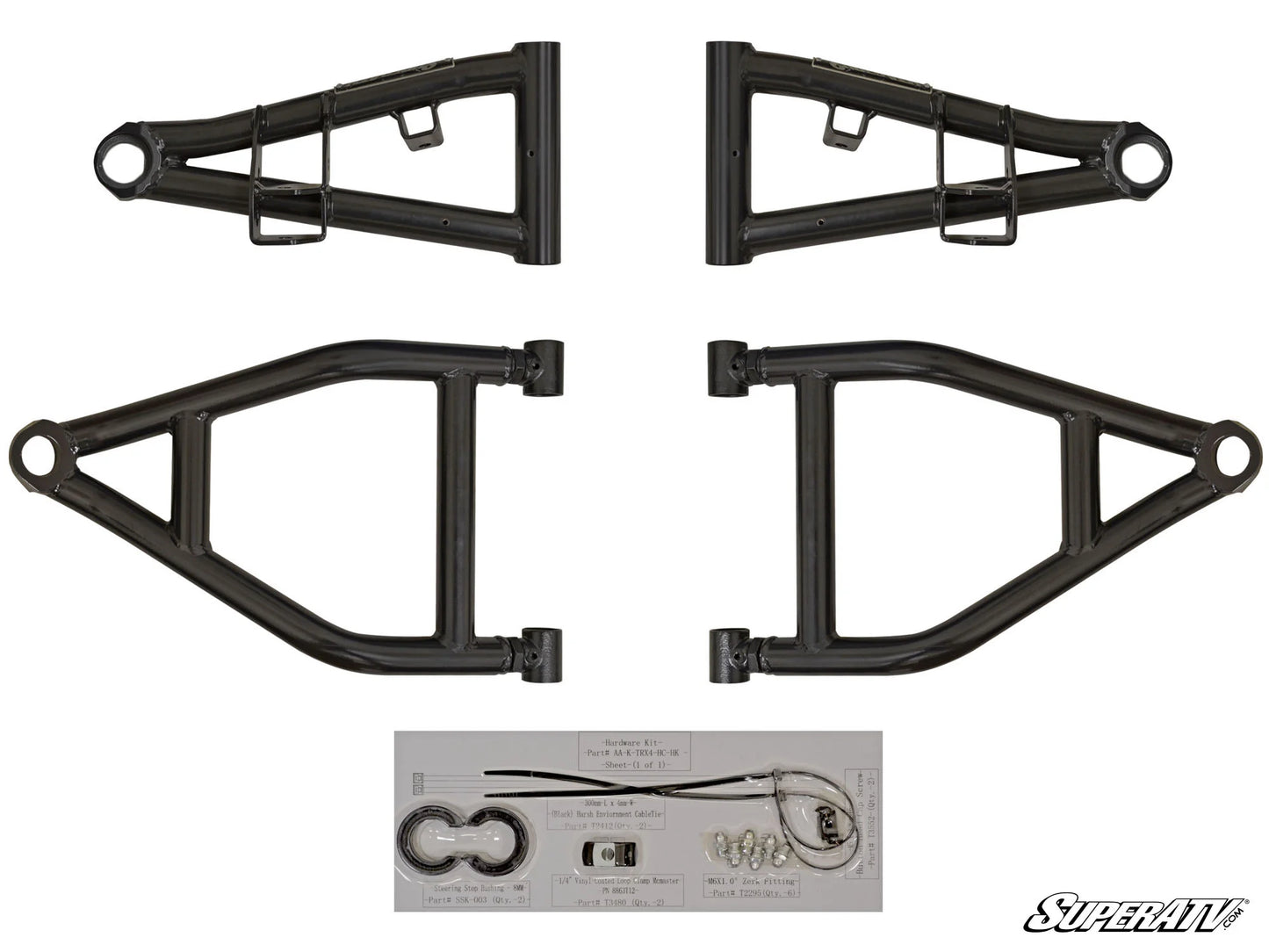 SuperATV - Kawasaki Teryx High Clearance 1.5" Forward Offset A-Arms
