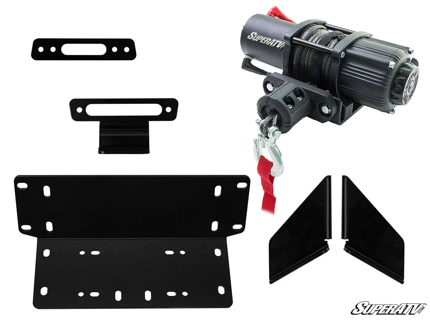 SuperATV - Kawasaki Teryx Winch Mounting Plate
