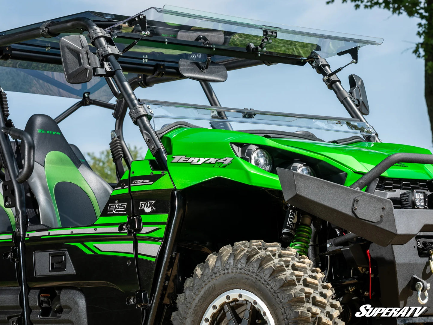 SuperATV - Kawasaki Teryx Flip Windshield
