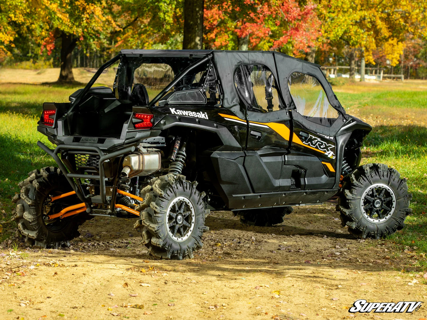 SuperATV - Kawasaki Teryx KRX 4 1000 Primal Soft Cab Enclosure Upper Doors