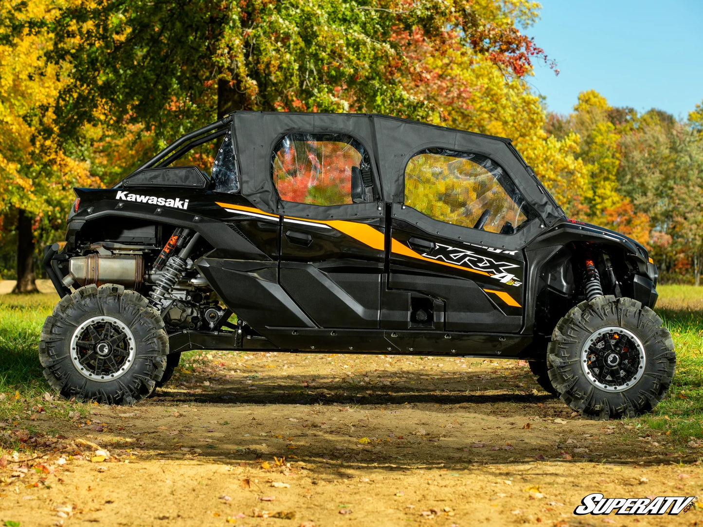 SuperATV - Kawasaki Teryx KRX 4 1000 Primal Soft Cab Enclosure Upper Doors