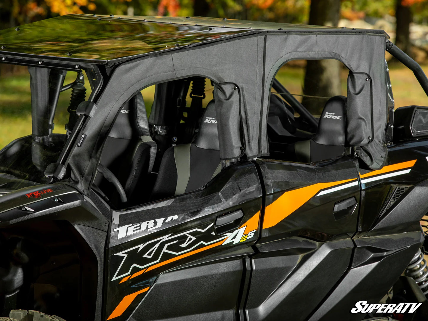 SuperATV - Kawasaki Teryx KRX 4 1000 Primal Soft Cab Enclosure Upper Doors