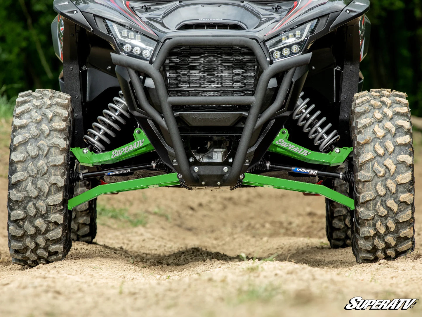 SuperATV - Kawasaki Teryx KRX 1000 1.5" Forward Offset Boxed A-Arms