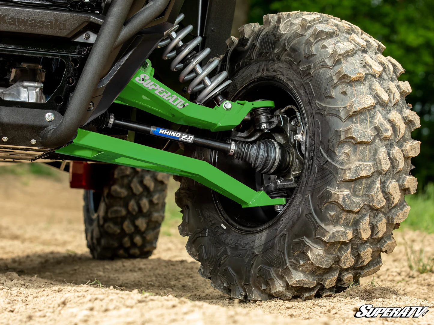 SuperATV - Kawasaki Teryx KRX 1000 1.5" Forward Offset Boxed A-Arms