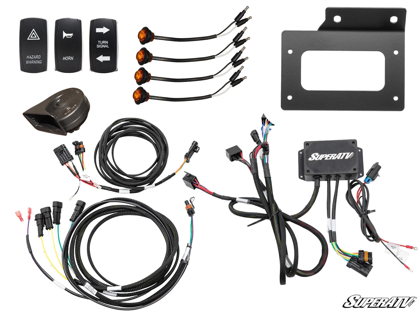 SuperATV - Kawasaki Teryx KRX 1000 Deluxe Plug & Play Turn Signal Kit