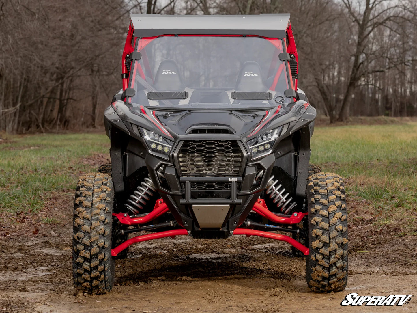 SuperATV - Kawasaki Teryx KRX 1000 Vented Full Windshield