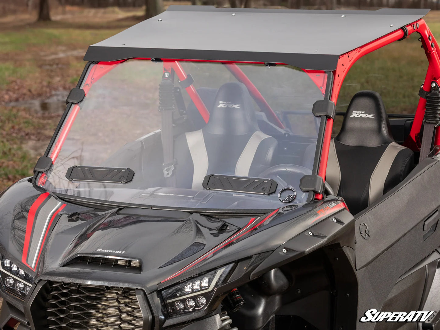 SuperATV - Kawasaki Teryx KRX 1000 Vented Full Windshield