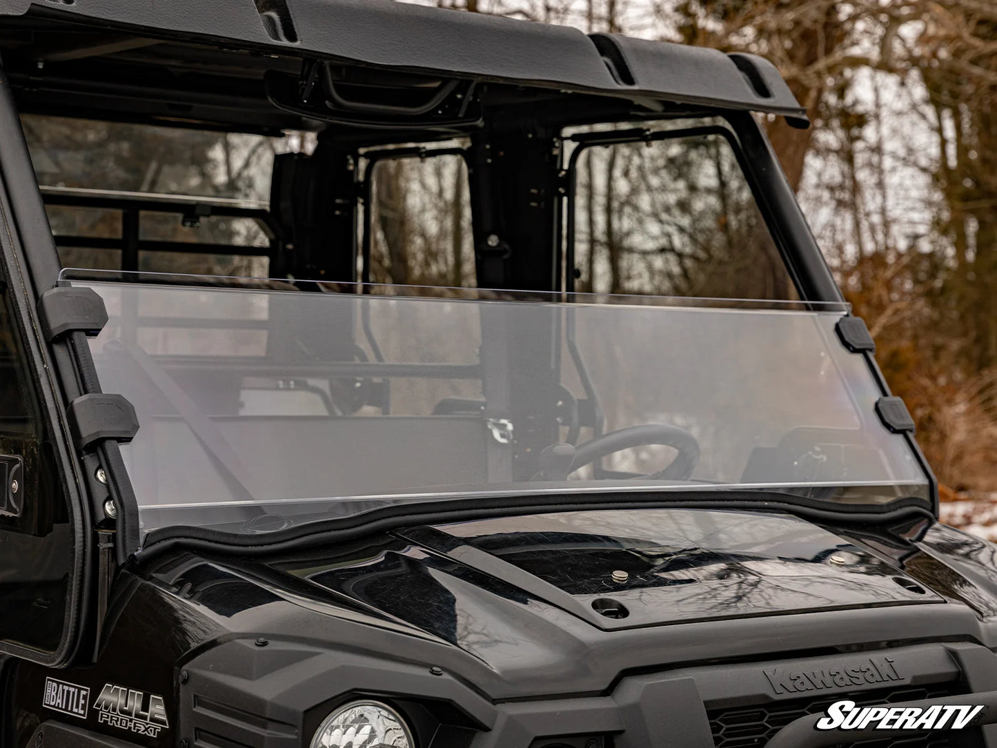 SuperATV - Kawasaki Mule Pro Half Windshield