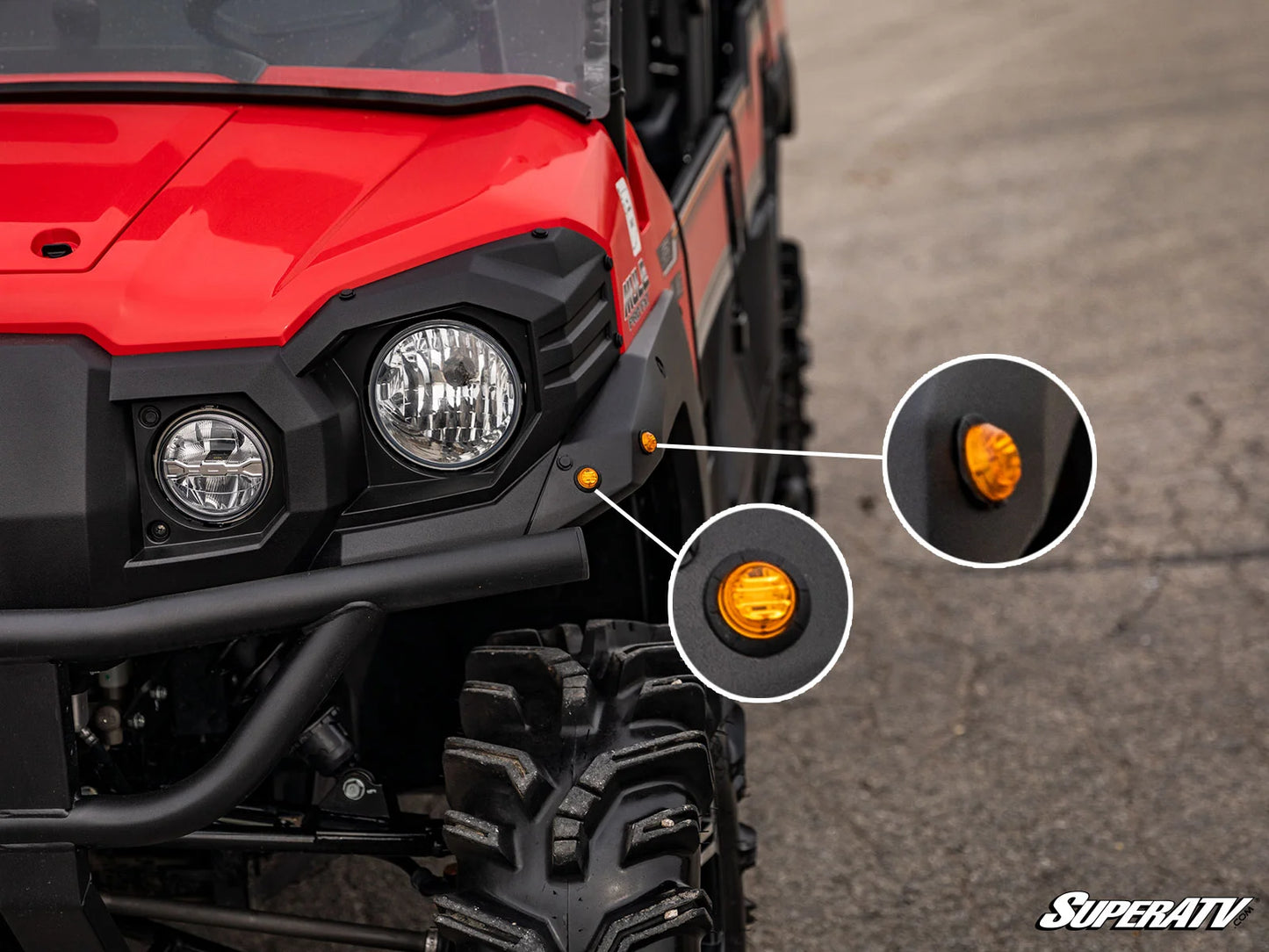 SuperATV - Kawasaki Mule Pro Plug & Play Turn Signal Kit